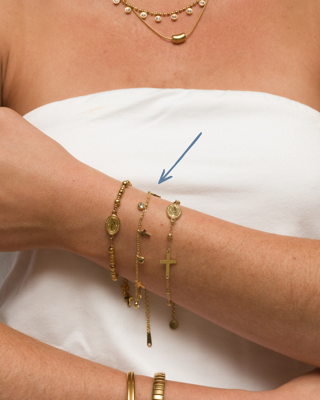 KATERI BRACELET | Waterproof 18k Gold